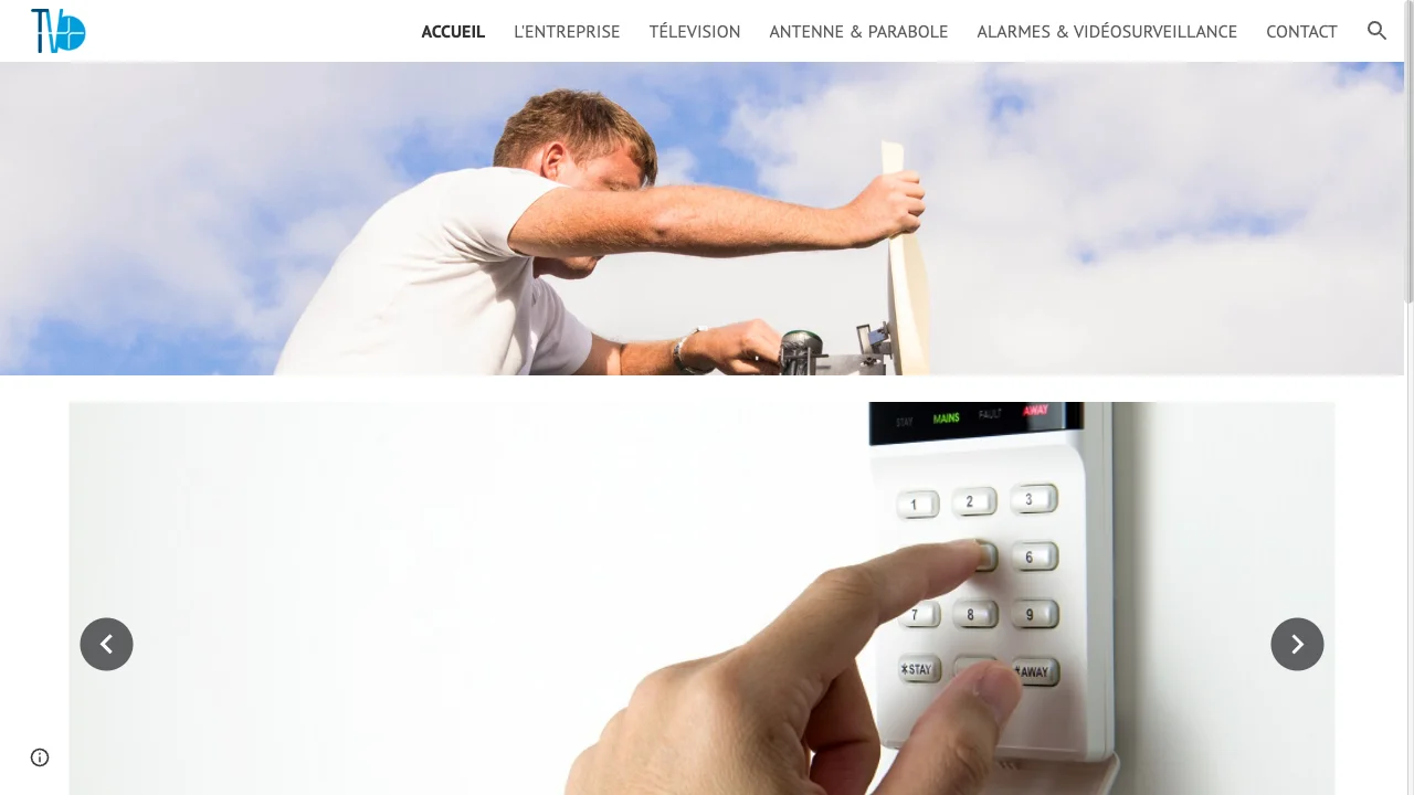 Site Dépannage TVP avant refonte : Google Sites basique